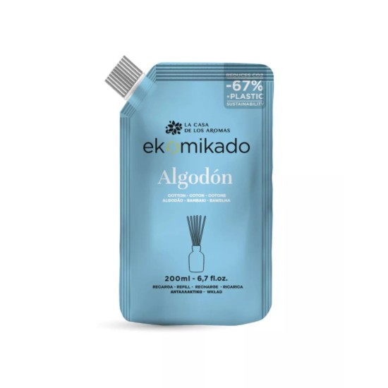 Ambientador La Casa de Los Aromas Algodón Recarga 200Ml 0