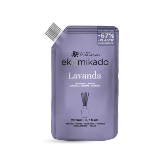 Ambientador La Casa de Los Aromas Lavanda Recarga 200Ml 0
