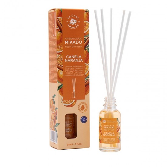 Ambientador Mikado La Casa de Los Aromas Canela y Naranja 30ml 0