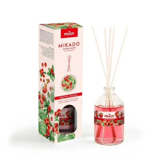 Ambientador Prady Mikado Frutos Rojos 100Ml 0