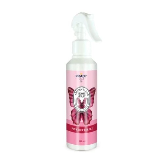 Ambientador Prady Spray Pink Butterfly 220Ml 0