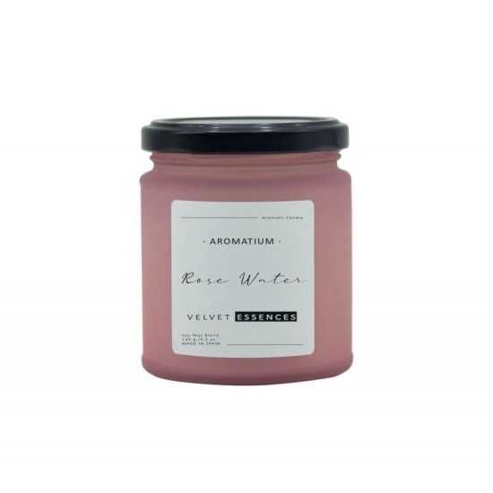 Ambientador Vela Aromatium Velvet Essences Rose Water 1M 0