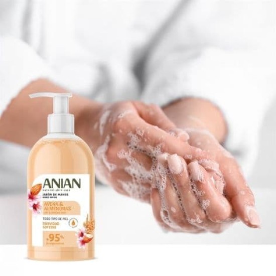 Anian Jabón de Manos Avena & Almendras 500Ml 1