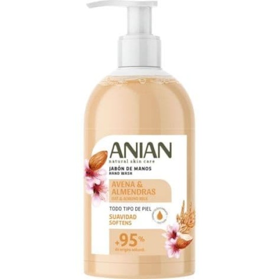 Anian Jabón de Manos Avena & Almendras 500Ml 0