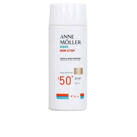 Anne Moller Protector Facial Aqua Non Stop Spf50+ Glow 75Ml 0