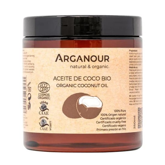 Arganour Aceite de Coco Ecológico 250Ml 0
