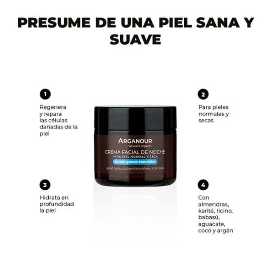 Arganour Antiedad Crema de Noche 50Ml 1