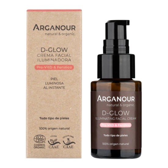 Arganour Crema facial iluminadora D-Glow 30ml 4