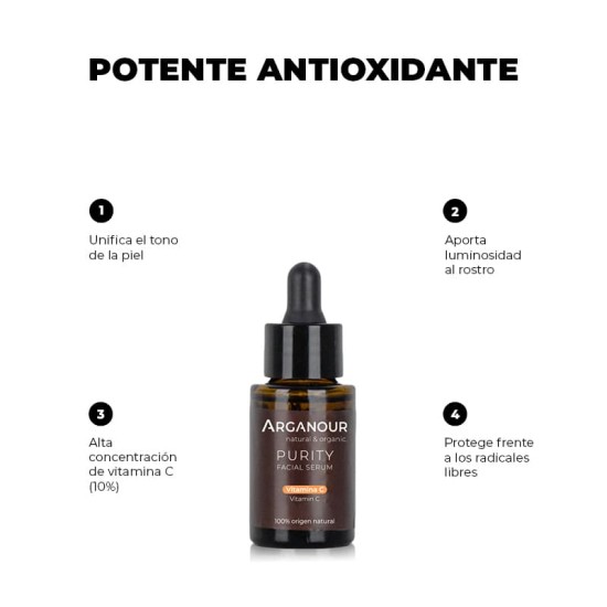 Arganour Purity Sérum Facial Vitamina C 30Ml 2
