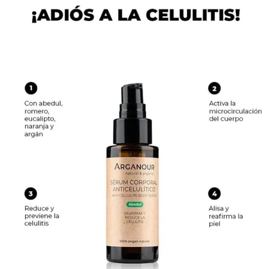 Arganour Sérum Corporal Anticelulítico 50Ml 1