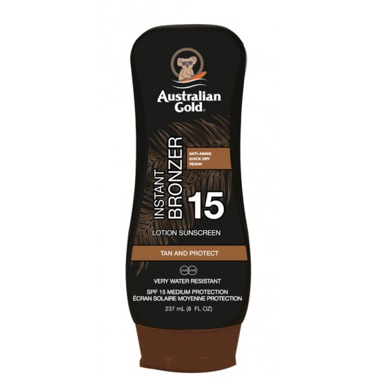 Australian Gold Spf 15 Loción Gel Instant W Broncer 237 Ml 0