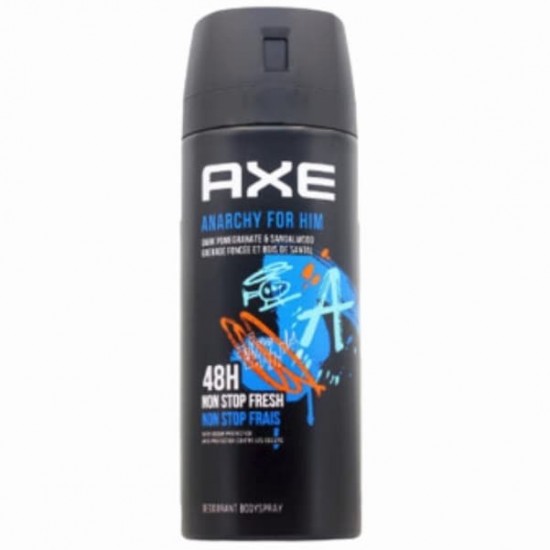 Axe Desodorante Spray 150 Ml Anarchy Men Non Stop Fresh 0