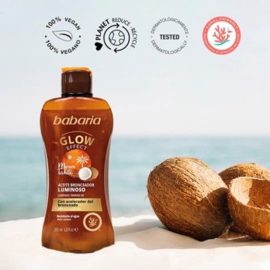 Babaria Aceite Bronceador en Gel Luminoso 200Ml 6