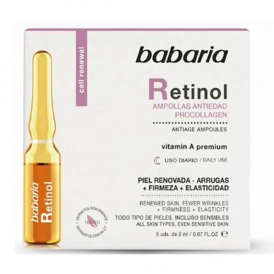 Babaria Ampollas Retinol 5 X 2Ml 0