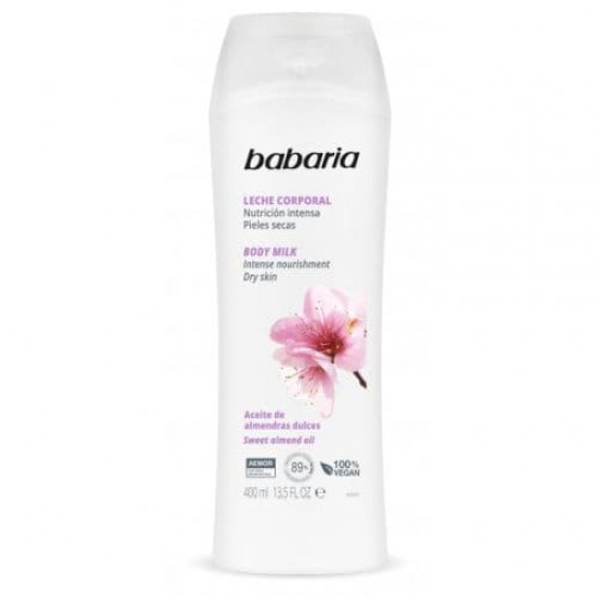 Babaria Body Milk Piel Seca Almendras 400 Ml 0