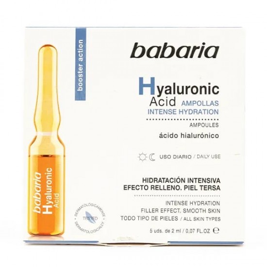 Babaria Hyaluronic Acid Ampoules 5 X 2Ml 0