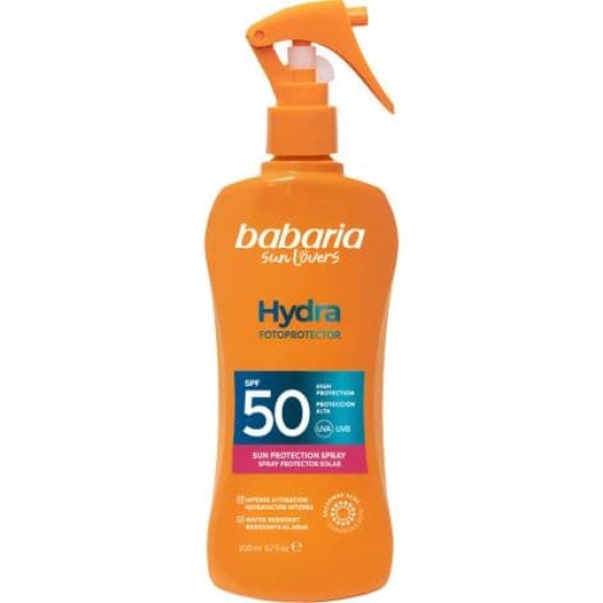 Babaria Hydra Fotoprotector Spray Protector Solar SPF 50 200ml 0