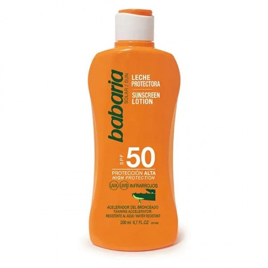 Babaria Leche Protectora SPF50 200Ml 0