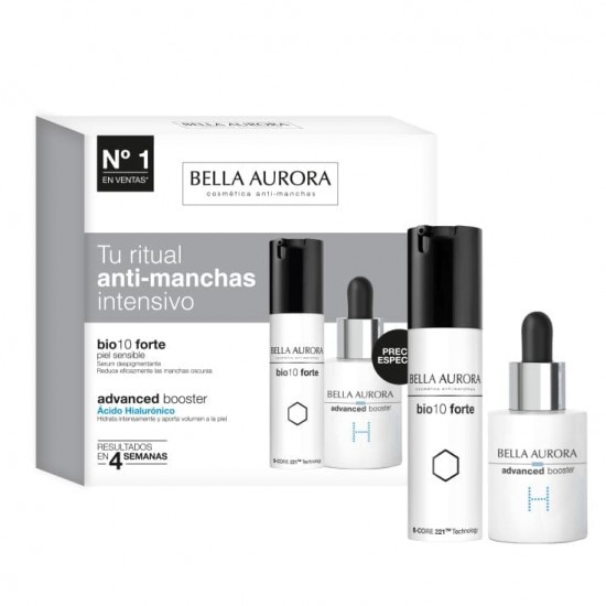 Bella Aurora Pack Bio 10 Forte Intensivo + Advanced Booster Ácido Hialurónico 0