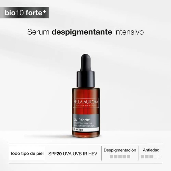 Bella Aurora Bio10 Forte+ Sérum Despigmentante Gotero 30Ml 2