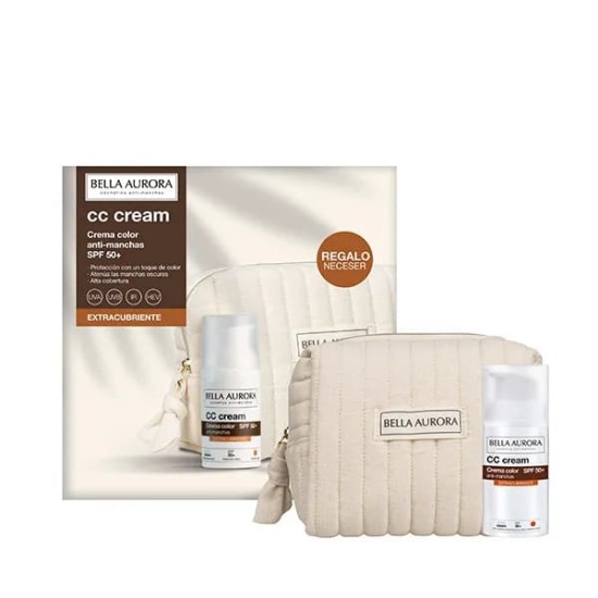 Bella Aurora CC Cream Extracubriente Spf50+ 30ml + Neceser 0