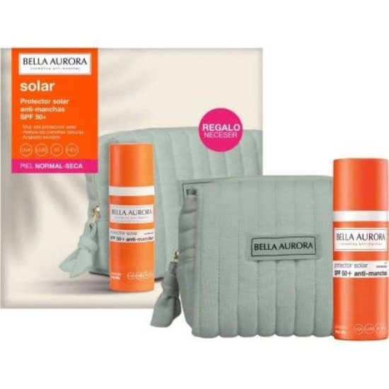 Bella Aurora Protector Solar Anti-Manchas SPF 50+ Piel Seca+Neceser 0