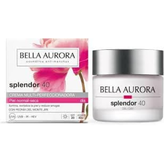 Bella Aurora Splendor 40 Crema Día Piel Seca 50Ml 0