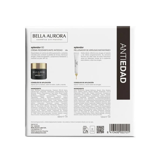 Bella Aurora Splendor 60 Pack Anti-edad 2