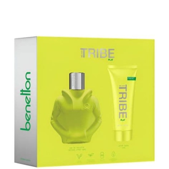 Benetton We Are Tribe Play Edt Estuche 90ml 0