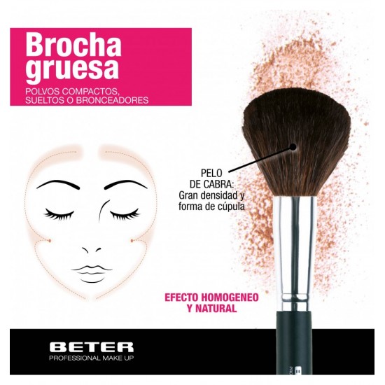 Beter Brocha Maquillaje Gruesa 1