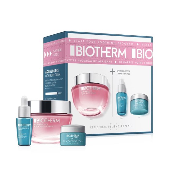 Biotherm Aquasource Lote Cica Nutri Cream Estuche 0