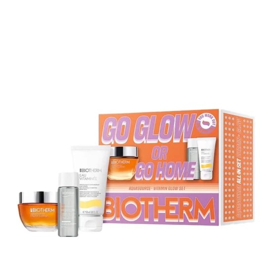 Biotherm Aquasource + Vitamin Glow Gel 50ml Cofre 0
