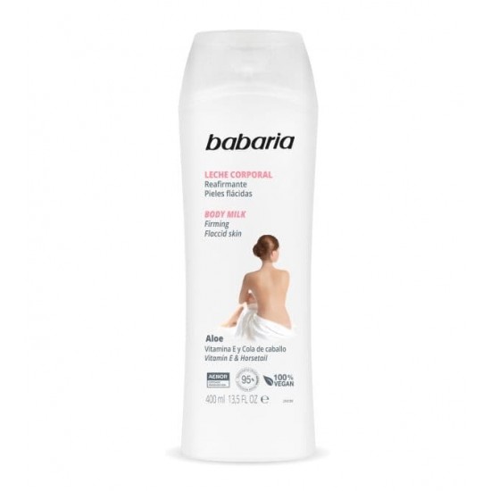 Babaria Body Milk Reafirmante Aloe 400Ml 0