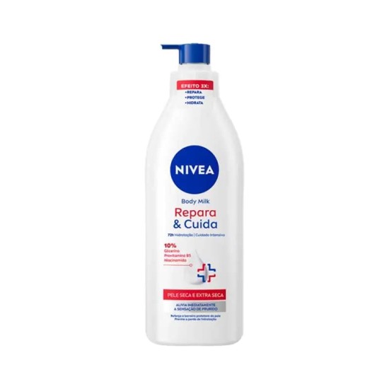 Body Milk Nivea Repara & Cuida Piel Seca y Muy Seca 400Ml 0