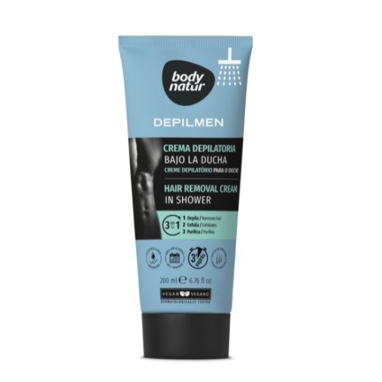 Body Natur Crema Depilatoria Bajo La Ducha 200ml 0