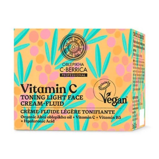 Oblepikha C-Berrica Vitamin C Toning Ligth Face Cream-Fluid 50Ml 1