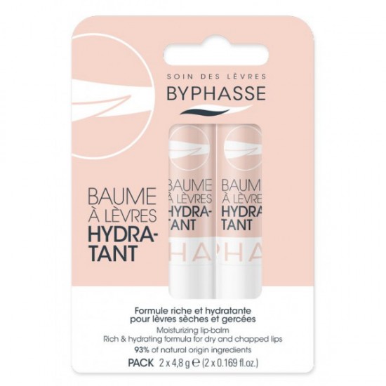 Byphasse balsamo Labial Hydratante 2X 4,8g 0