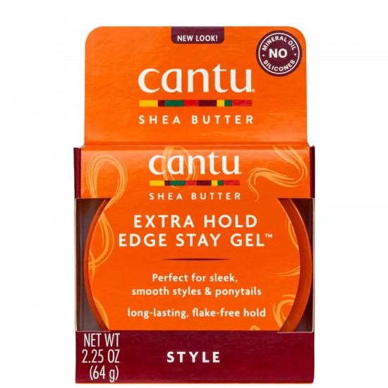 Cantu Natural Extra Hold Edge Stay Gel 64gr 0