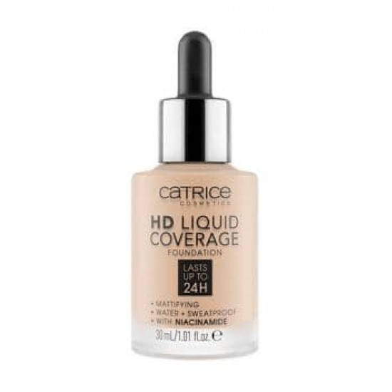 CATRICE Base de maquillaje HD Liquid Coverage 030 Sand Beige 0