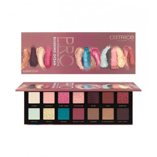 CATRICE Paleta de sombras de ojos Pro Slim Blushing Ocean 0