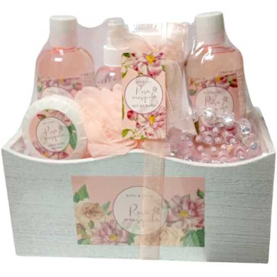 Cesta Baño Rosa Mosqueta 7 piezas 0