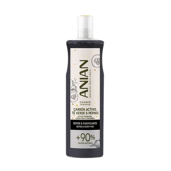 Champú Anian Carbón Activo,Te verde & Pepino  400Ml 0