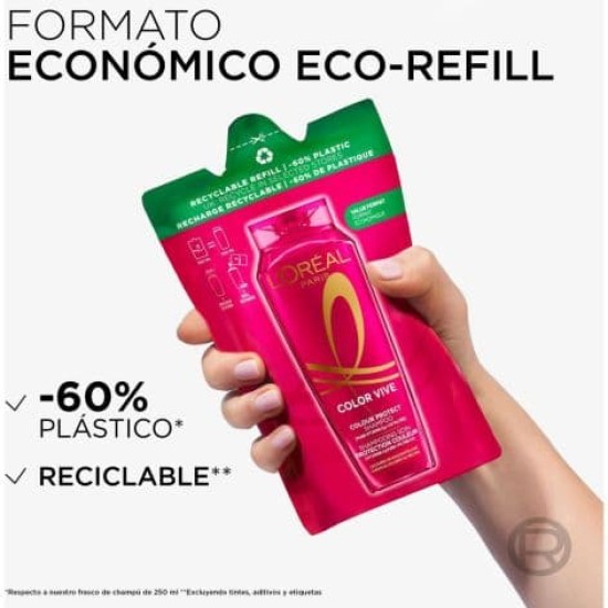 Champú Elvive Color-Vive Protector Recarga 500Ml 6