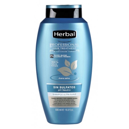 Champú Sin Sulfatos Herbal Professional Ph Neutro 500 Ml 0