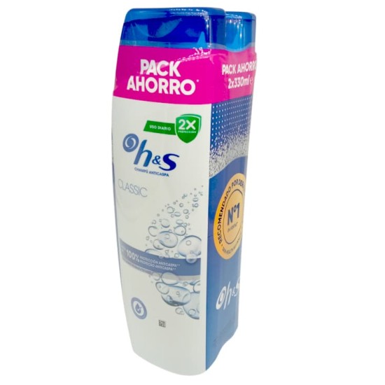 Champú H&S Classic Pack 2x330Ml 0