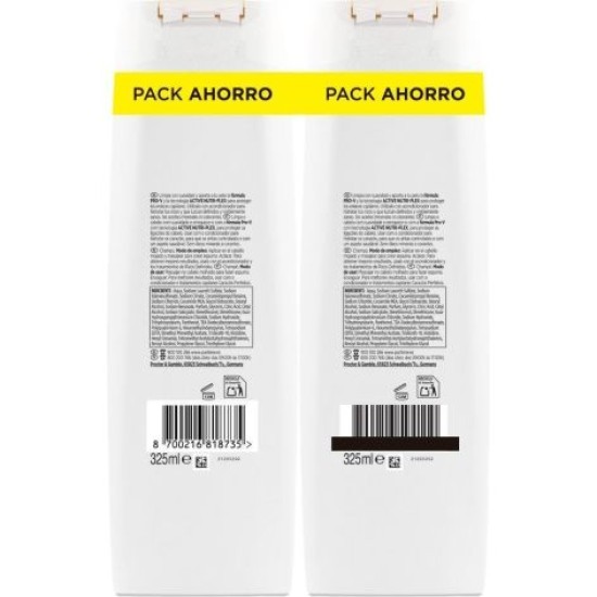 Champú Pantene Rizos Definidos Duplo 2 x 325 ml 1