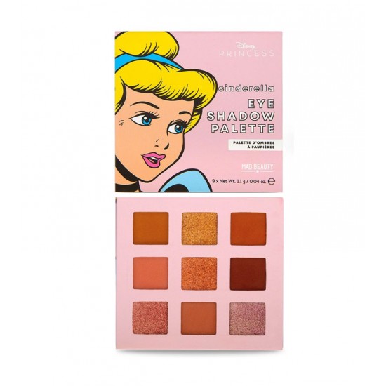 Paleta Sombras Princess Cinderella Mad Beauty 0