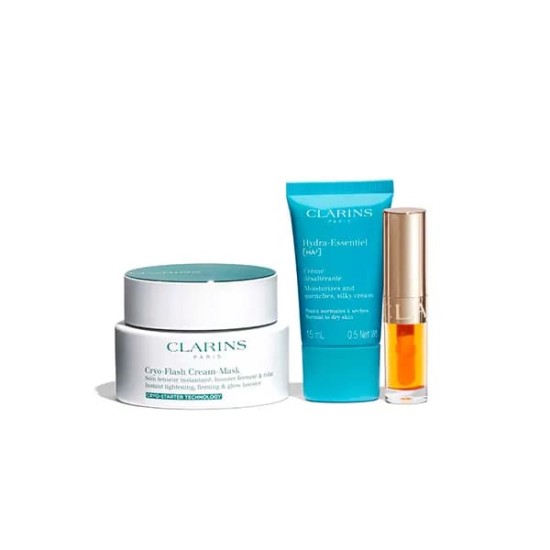 Clarins Cryo-Flash + Hydra-Essentiel Cofre 1