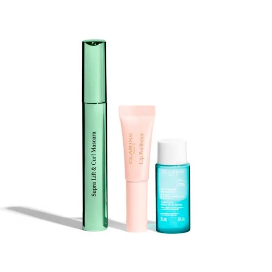 Clarins Máscara Supra Lift & Curl Estuche 3