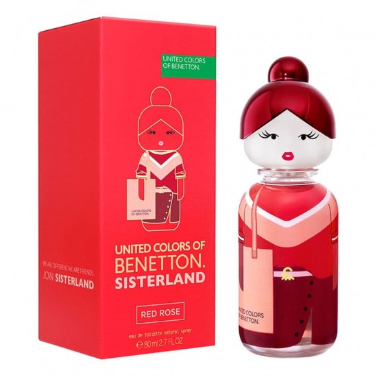 Colonia Benetton Sisterland Red Rose 80Ml 0
